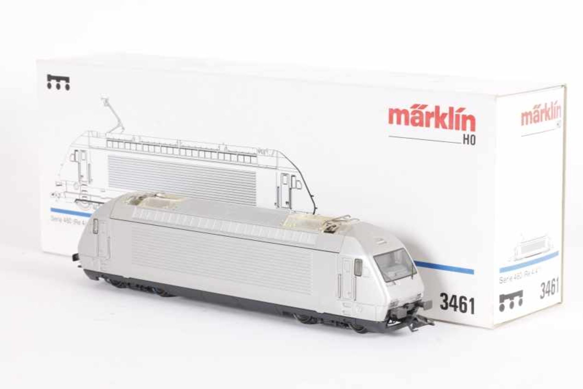 Märklin 3461, Elektrolok Re 4/4 460 der SBB, silber-metallicMärklin 3461, Elektrolok Re 4/4 460