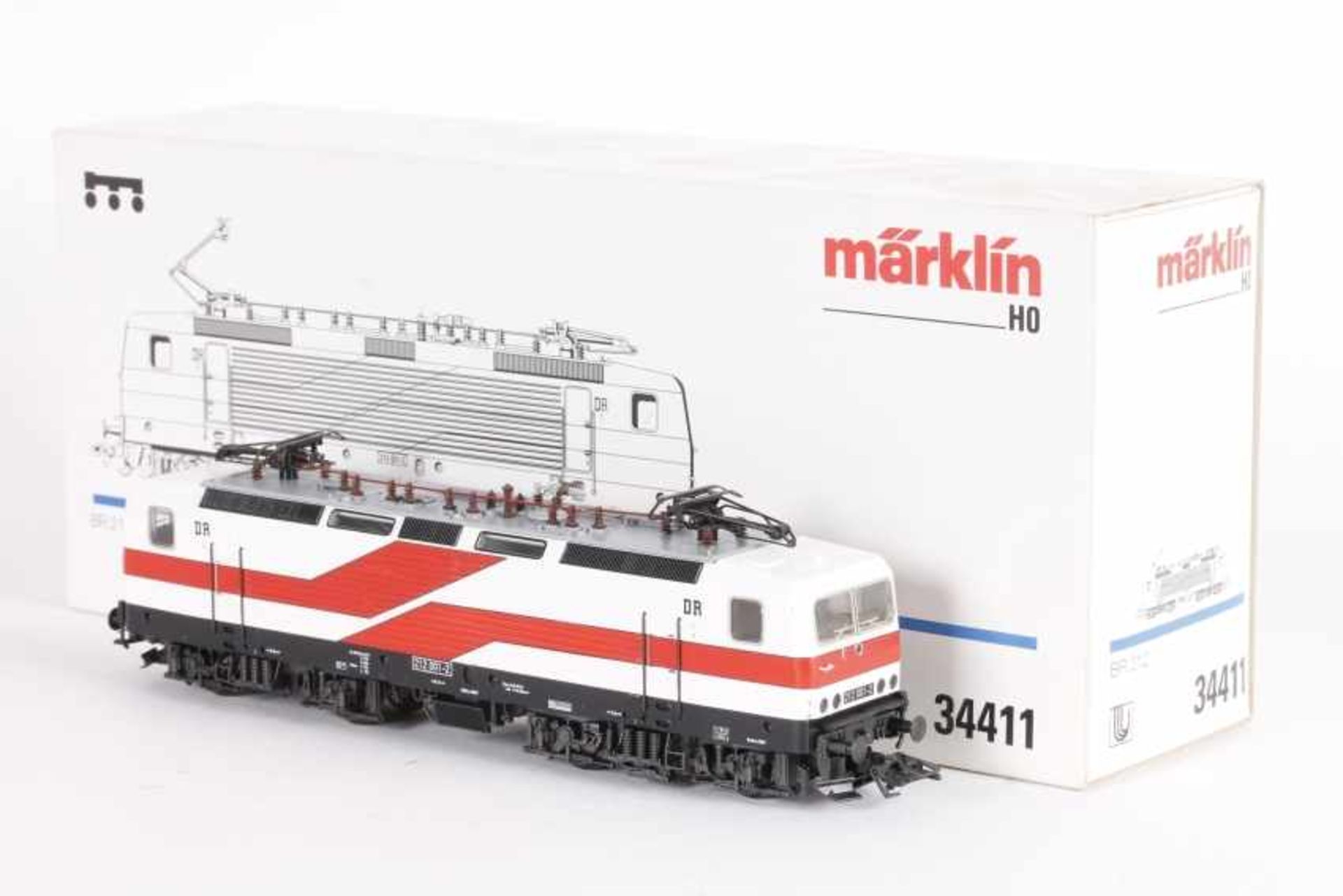 Märklin 34411, Elektrolok "212 001-2" der DR (DDR)Märklin 34411, Elektrolok "212 001-2" der DR (