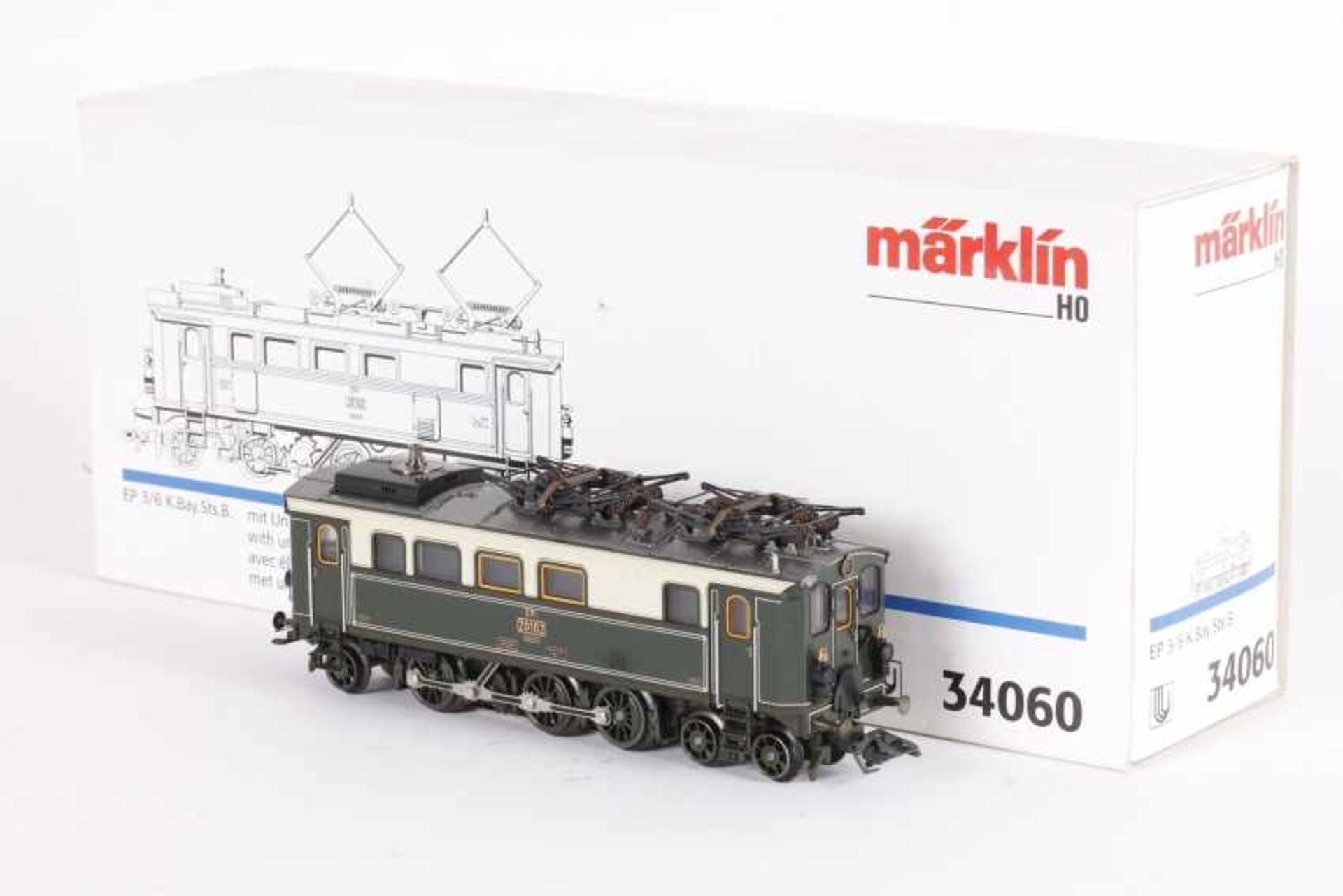 Märklin 34060, Elektrolok EP 3/6 "20102" der K. BAY. STS. B.Märklin 34060, Elektrolok EP 3/6 "20102"