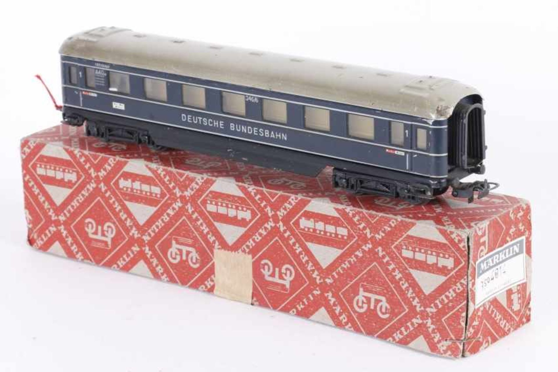 Märklin 364/6 "Deutsche Bundesbahn"Märklin 364/6 "Deutsche Bundesbahn", kräftige Gebrauchsspuren,