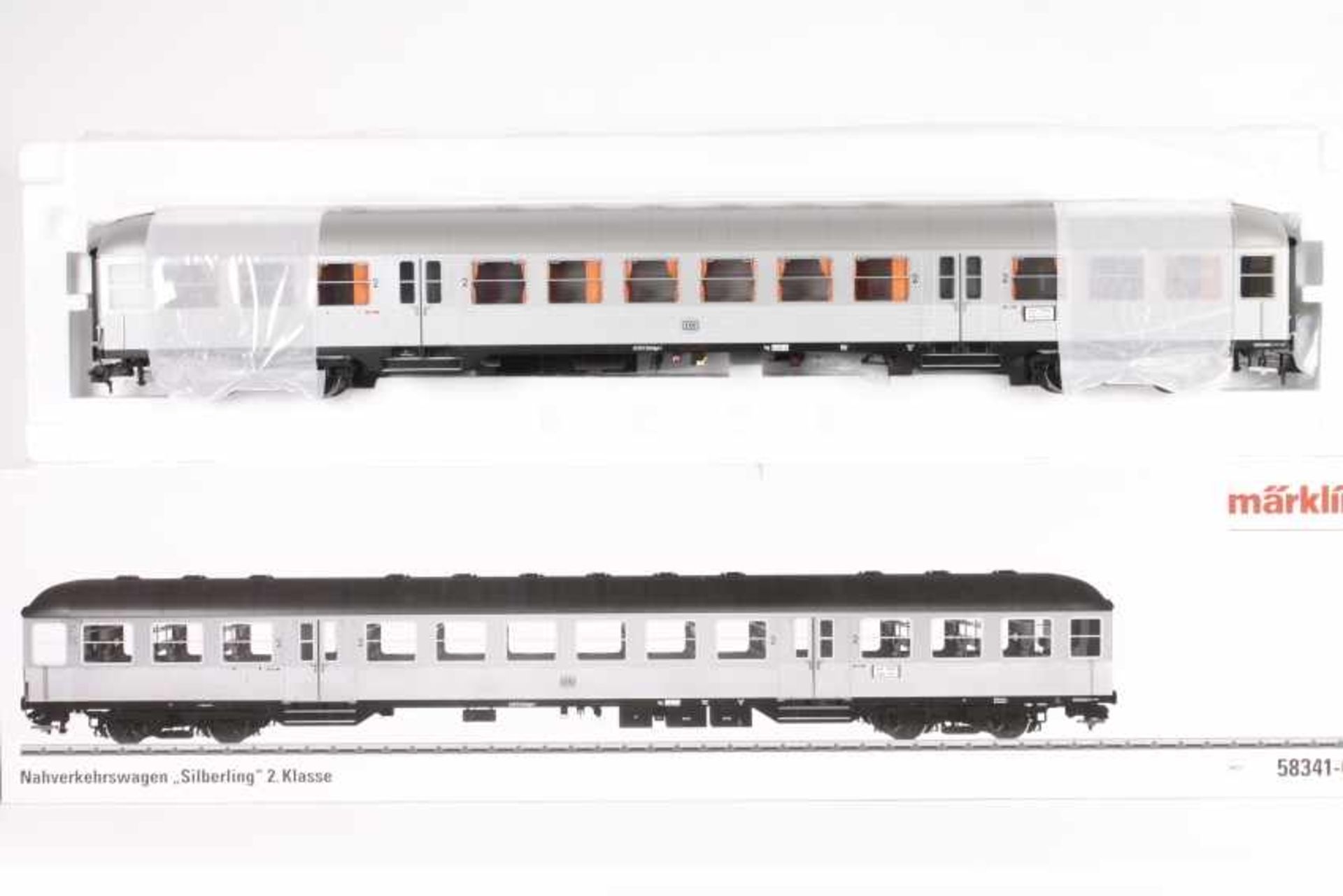 Märklin 58341-01, Nahverkehrswagen "Silberling" 2. KlasseMärklin 58341-01, Nahverkehrswagen "