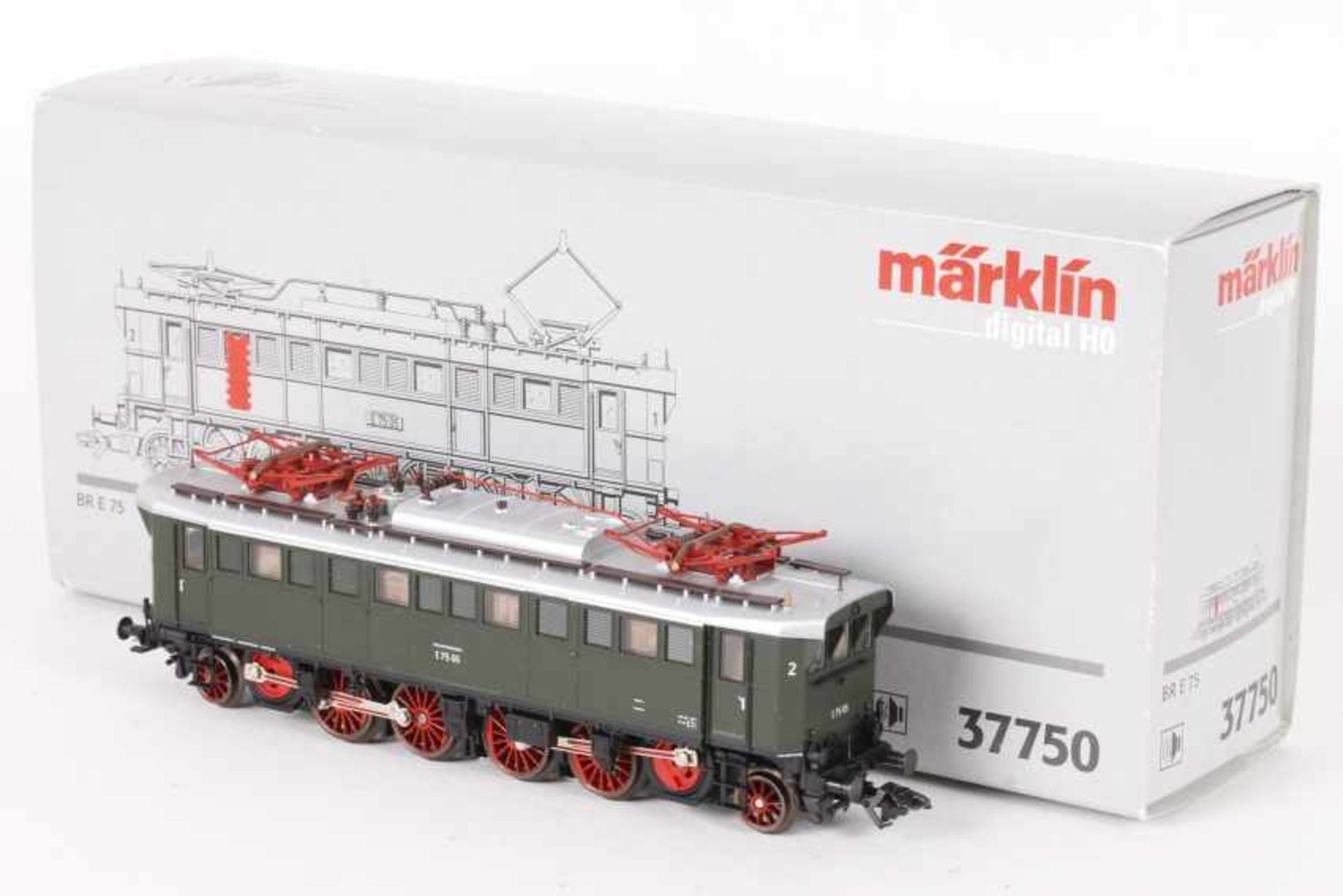 Märklin 37750, Elektrolok "E 75 05" der DBMärklin 37750, Elektrolok "E 75 05" der DB, fx-Digital-