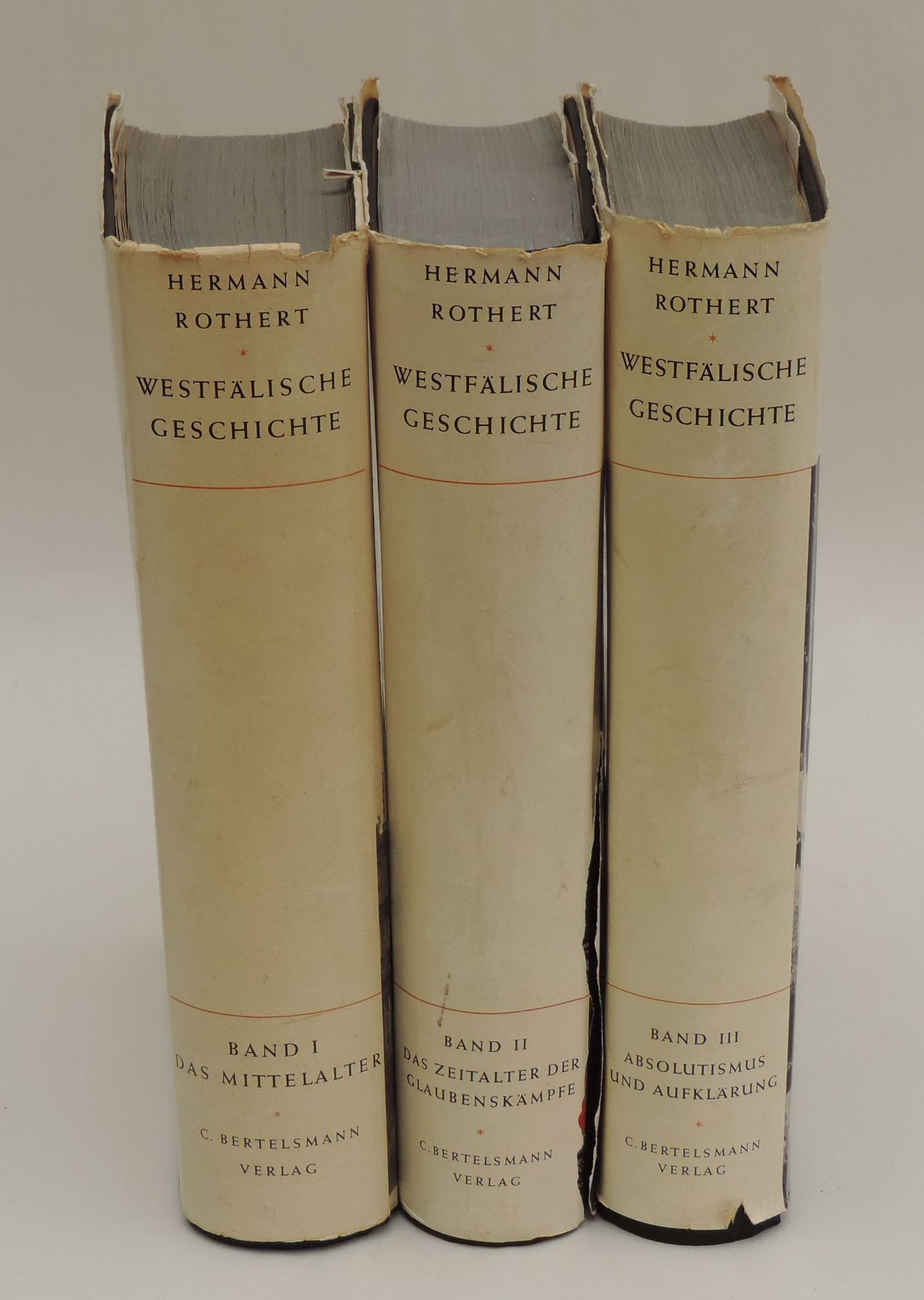 ROTHERT, Hermann, Westfälische Geschichte, 3 Bnde, 1184 S, zahlreiche zum Teil farbige Abb, - Bild 2 aus 2