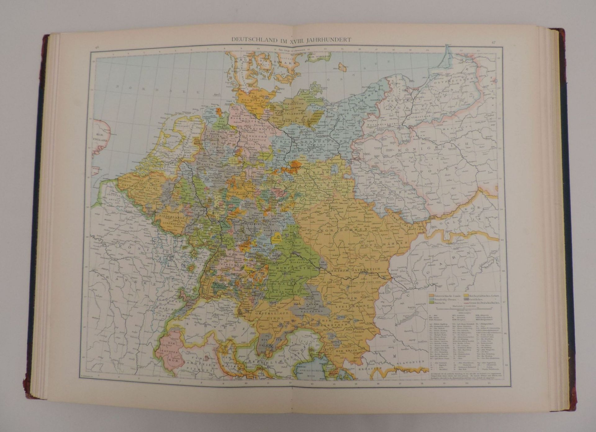DROYSENS, Prof.G., Allgemeiner historischer Handatlas in sechsundneunzig (96) Karten mit - Image 3 of 4