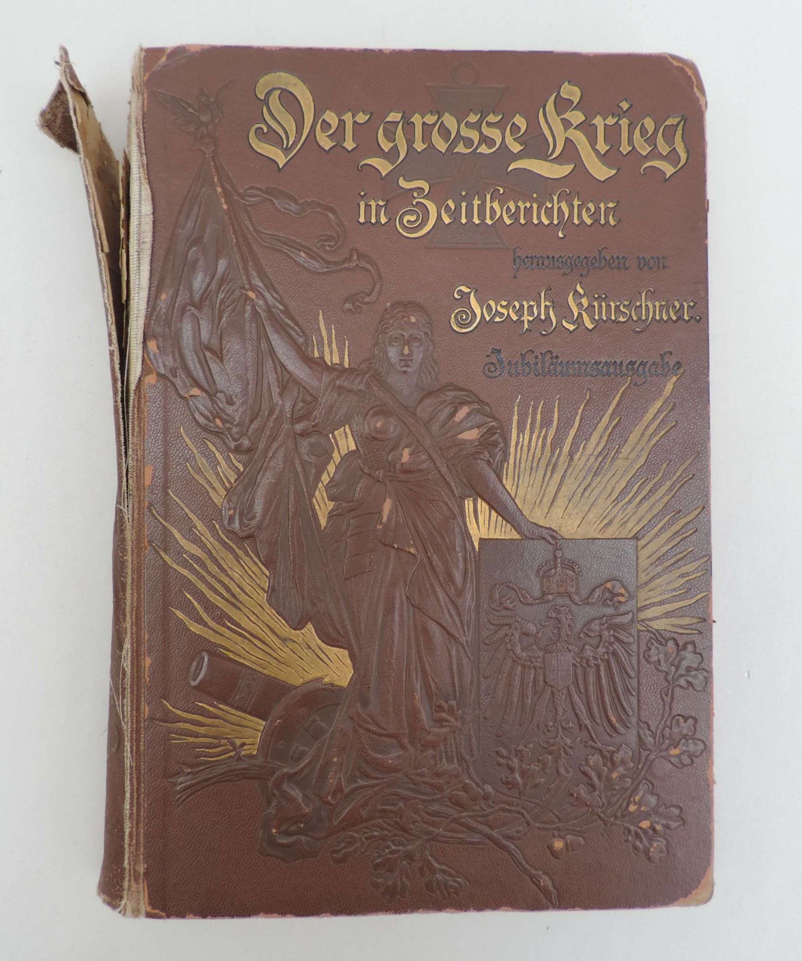 KÜRSCHNER, Joseph, Hrg, Der große Krieg 1870-71 in Zeitberichten nach Paul v Elpons, Berlin, - Image 2 of 4