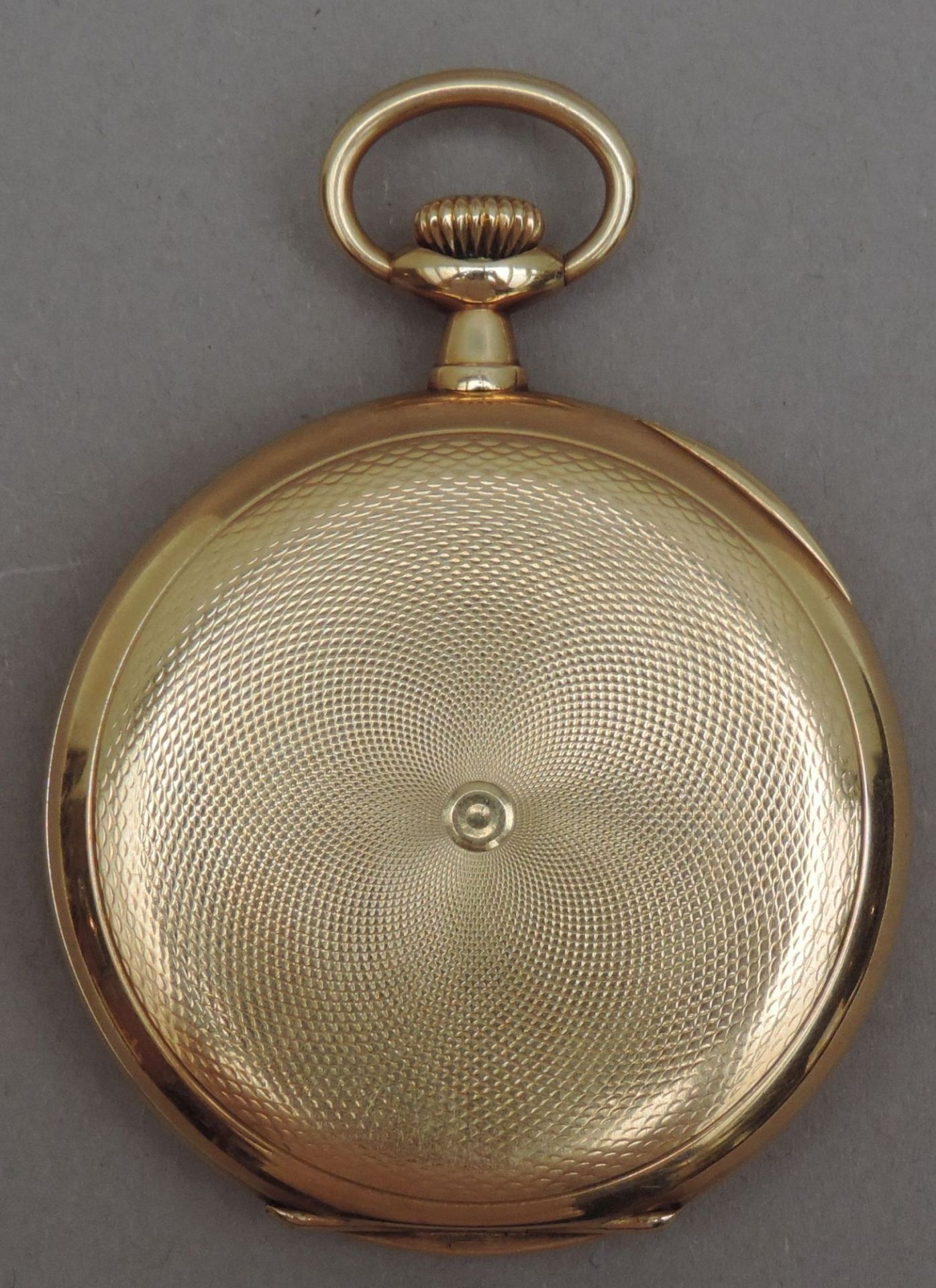 HERRENSAVONETTE, Patek Philippe, Genf, Chronograph, 1910-1915, Dm 50 mm, mit Krone 61 mm, 585- - Image 2 of 6