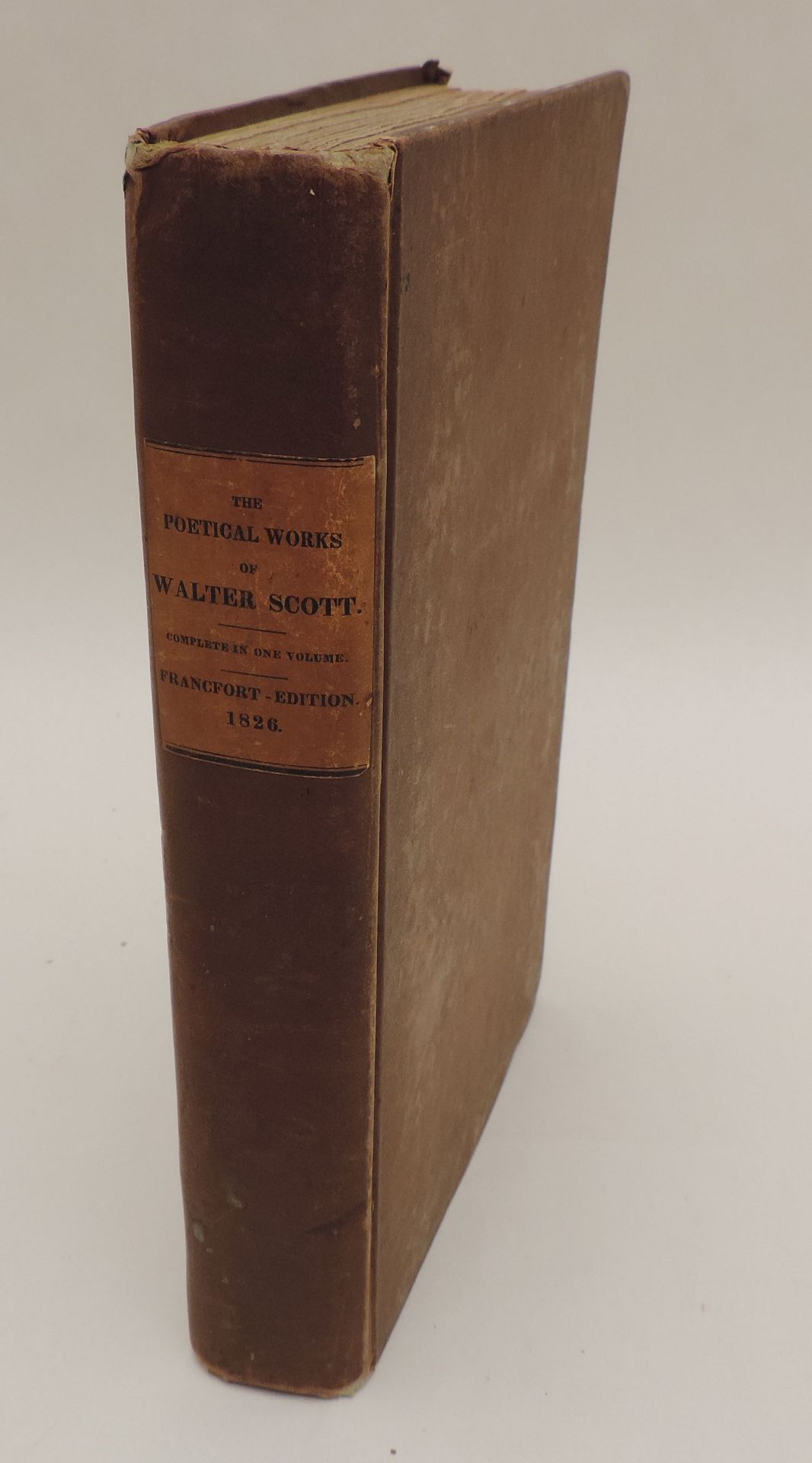 SCOTT, Walter, The poetical Works of Walter Scott Complete in One Volume, 482 S., H.L. Broenner - Image 4 of 4