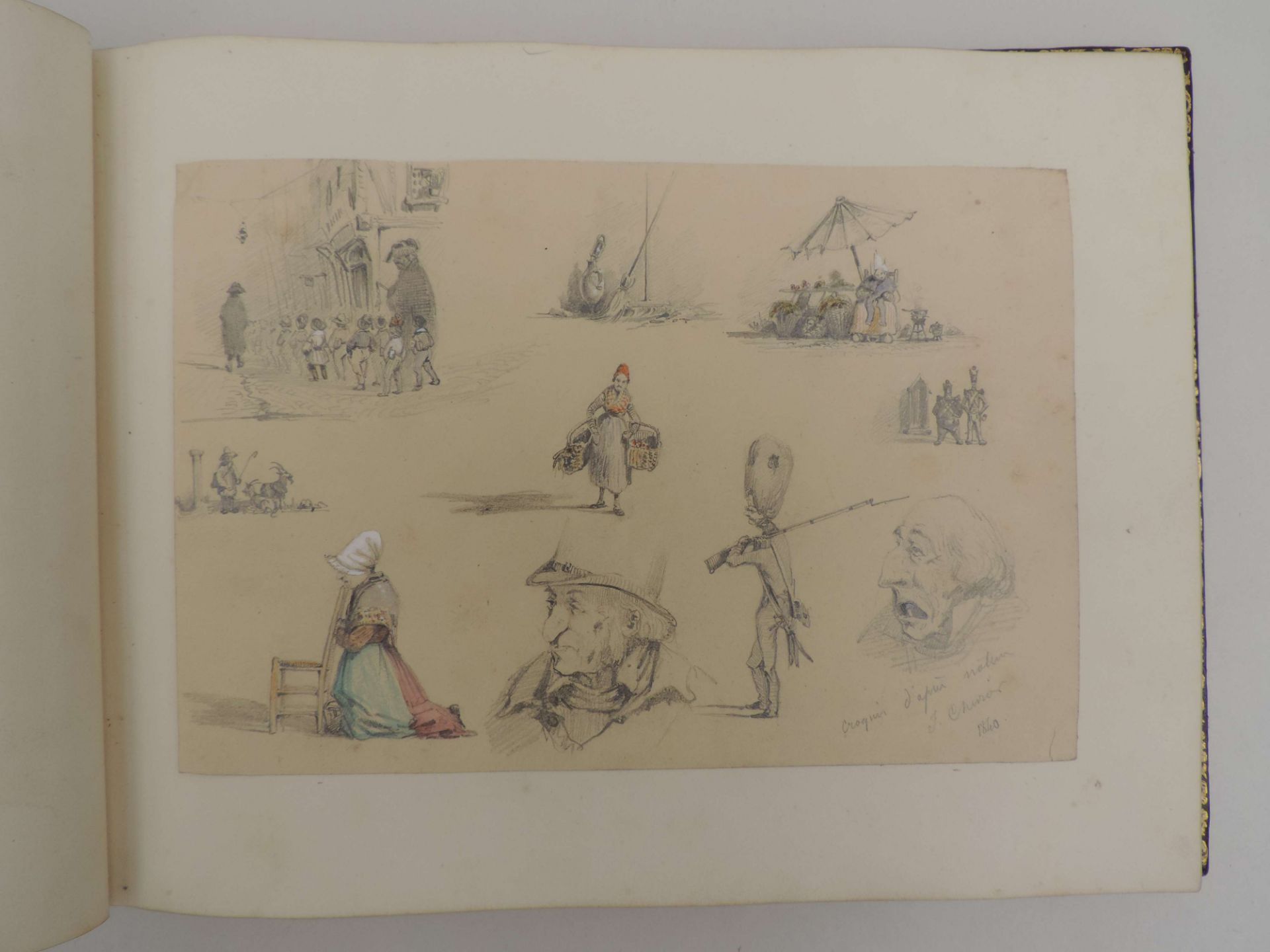 CHEVRIER, Jules, Maler, Kupferstecher, Archäologe, Sammler, *5.2.1816 Chalon-sur-Saone (Frankreich), - Image 2 of 10