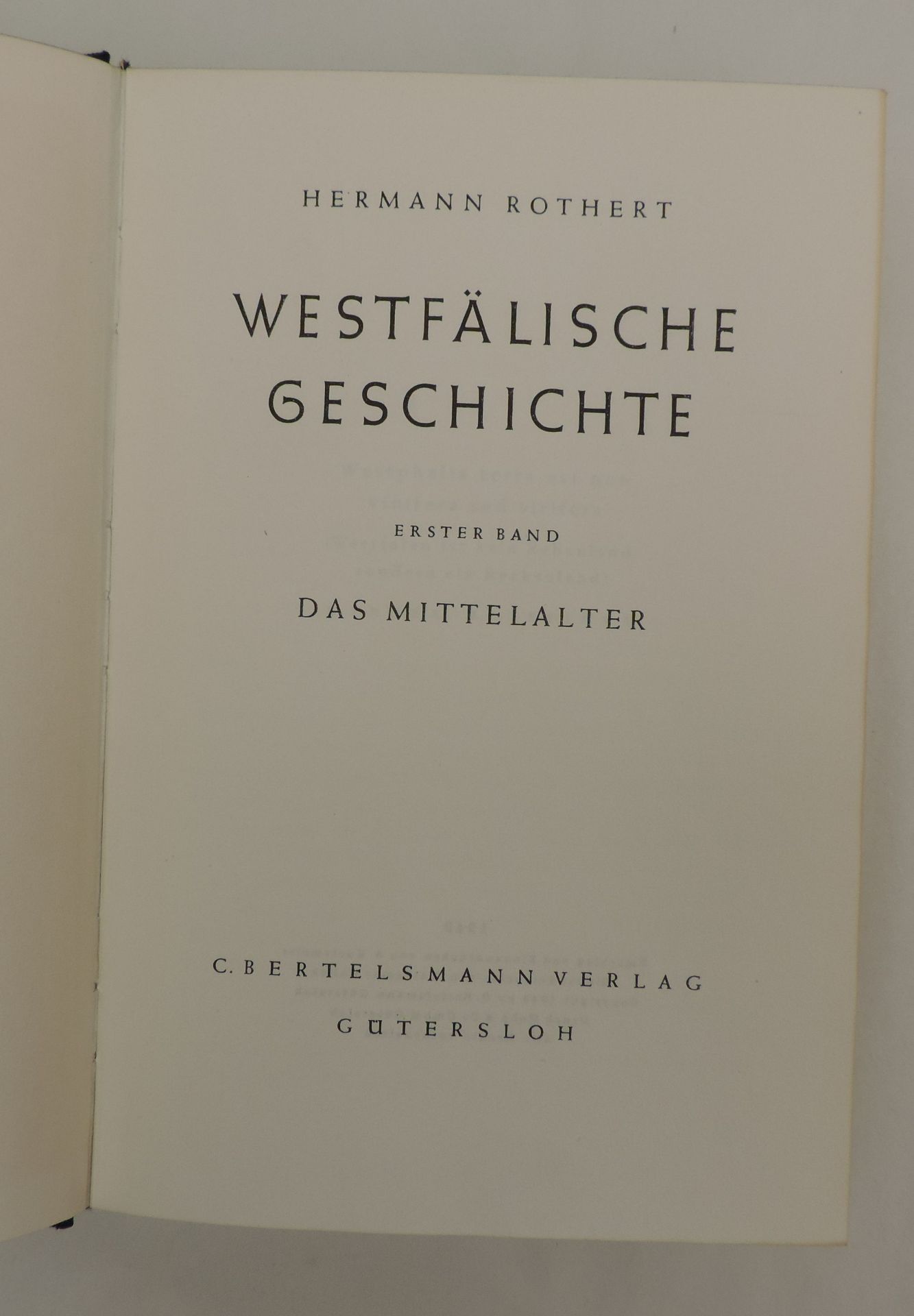 ROTHERT, Hermann, Westfälische Geschichte, 3 Bnde, 1184 S, zahlreiche zum Teil farbige Abb,