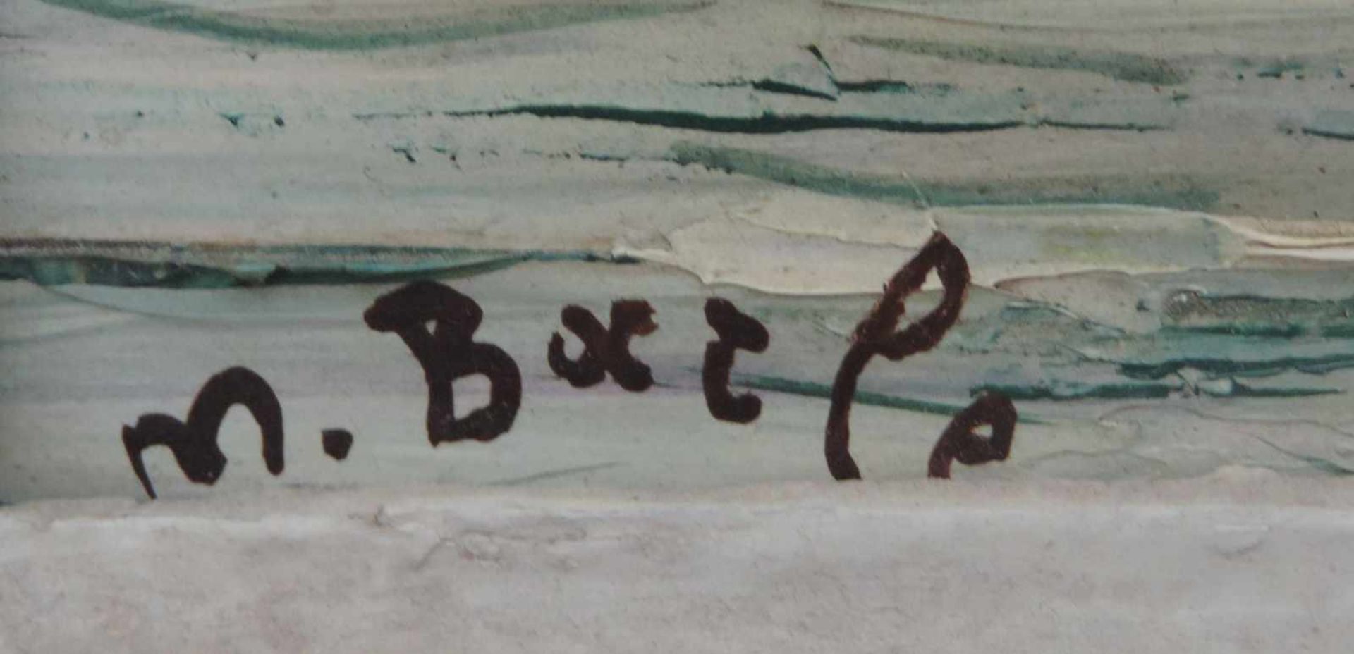 BARLE, Maurice, *1903, +1961, Öl/Platte, verso bez "Matin à StTropez", li u sign, 24 x 35, HR- - - - Bild 2 aus 2