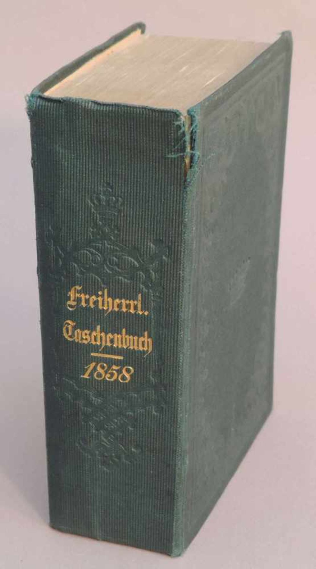 GOTHAISCHES Genealogisches Taschenbuch der Freiherrlichen Häuser 1858, 8. Jahrgang, Gotha, - Bild 2 aus 2