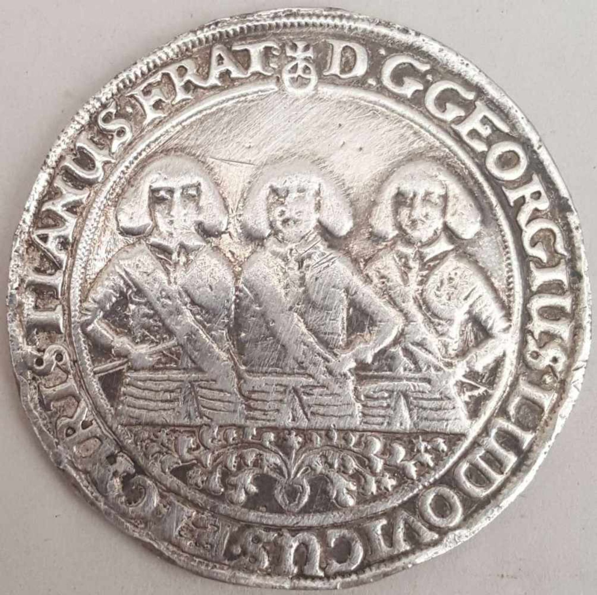 LIEGNITZ-BRIEG, Fürstentum, Georg III, Ludwig und Christian (1639-1663), 1/2 Reichstaler, Silber,
