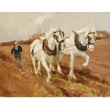 Cecil Maguire RHA RUA (b.1930)Shires Ploughing (1977)