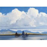 Cecil Maguire RHA RUA (b.1930)The Twelve Bens from Roundstone