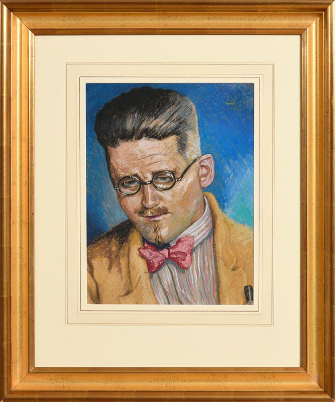 Harry Aaron Kernoff RHA (1900-1974)Study of James Joyce - Image 2 of 8