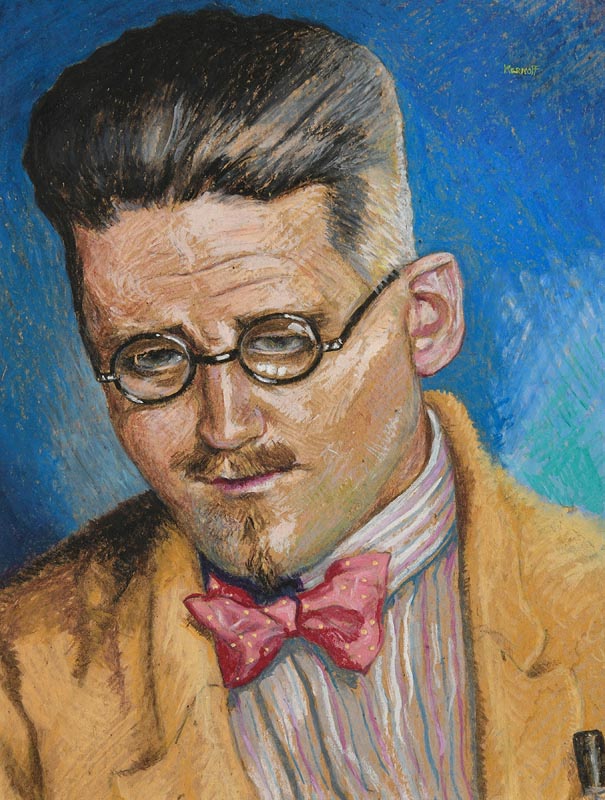 Harry Aaron Kernoff RHA (1900-1974)Study of James Joyce