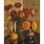 Paul Nietsche RUA (1885-1950)Chrysanthemums