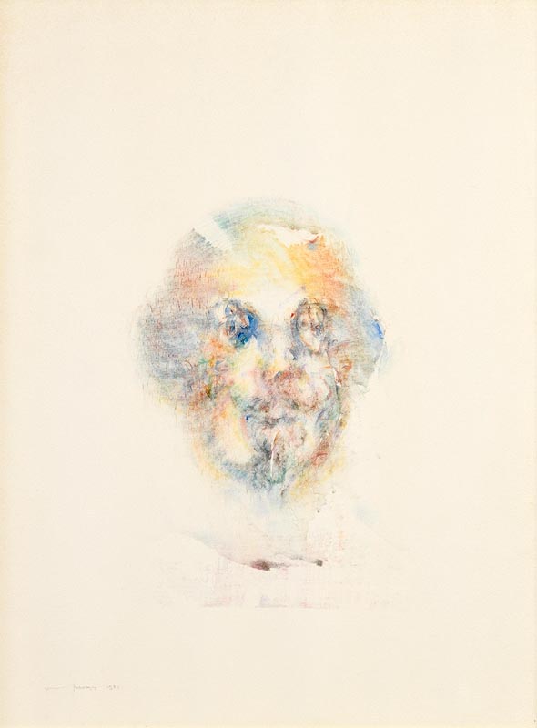 Louis Le Brocquy HRHA (1916-2012)Study Towards an Image of William Shakespeare (1982) (Opus W629)