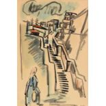 Nano Reid RHA (1900-1981) Waiting by the Steps