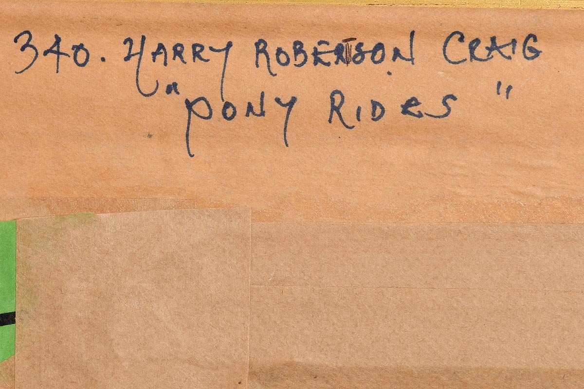 Henry Robertson Craig RHA RUA (1916-1984) Pony Rides - Image 4 of 7