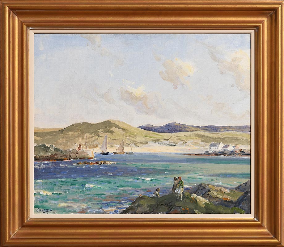 James Humbert Craig RHA RUA (1878-1944) Portnablagh, Co. Donegal - Image 2 of 5