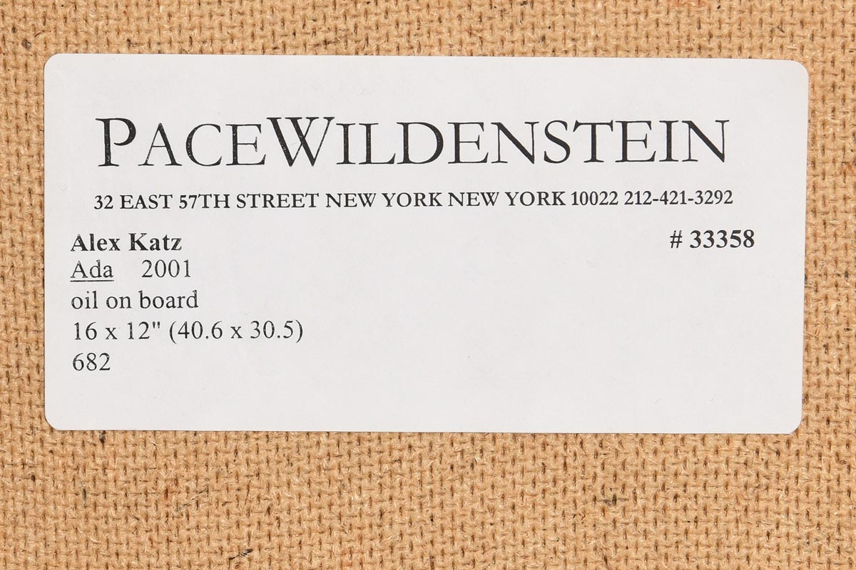 Alex Katz (b.1927) American Ada (2001) - Image 5 of 7