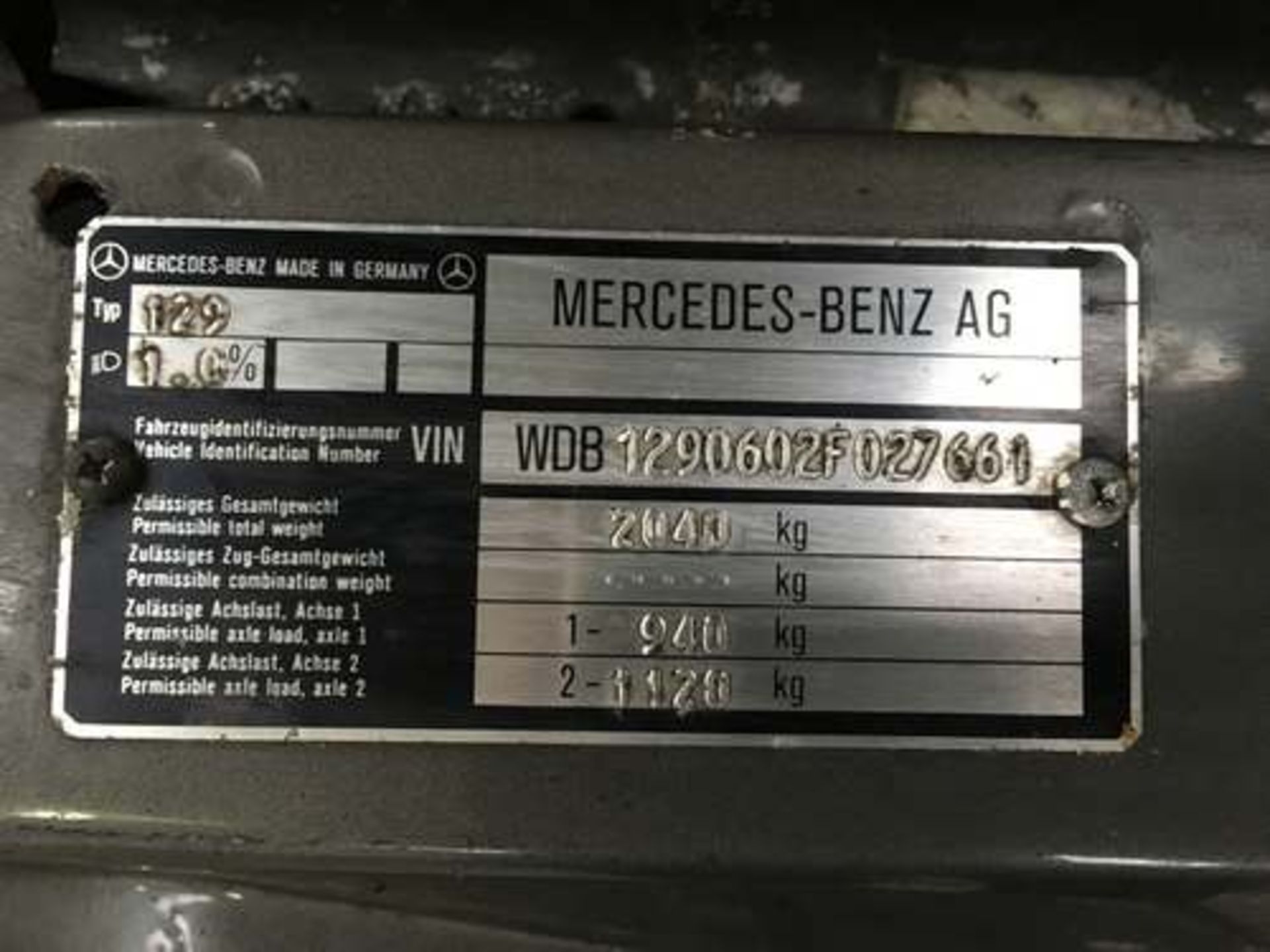 MERCEDES SL300 - 2960cc - Image 12 of 12