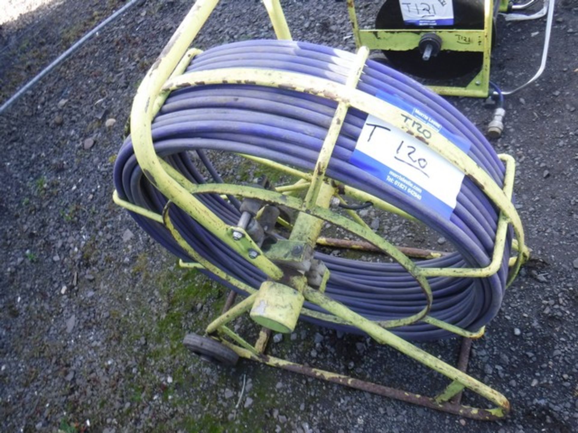 Optical drainage inspection cable on reel - Image 2 of 2