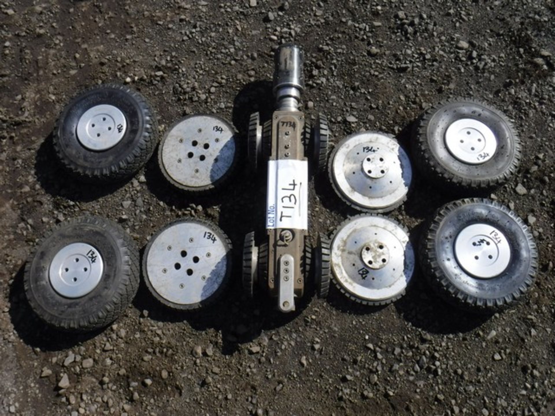 Drainage camera probe c/w 2 sets of spare wheels - Image 2 of 4