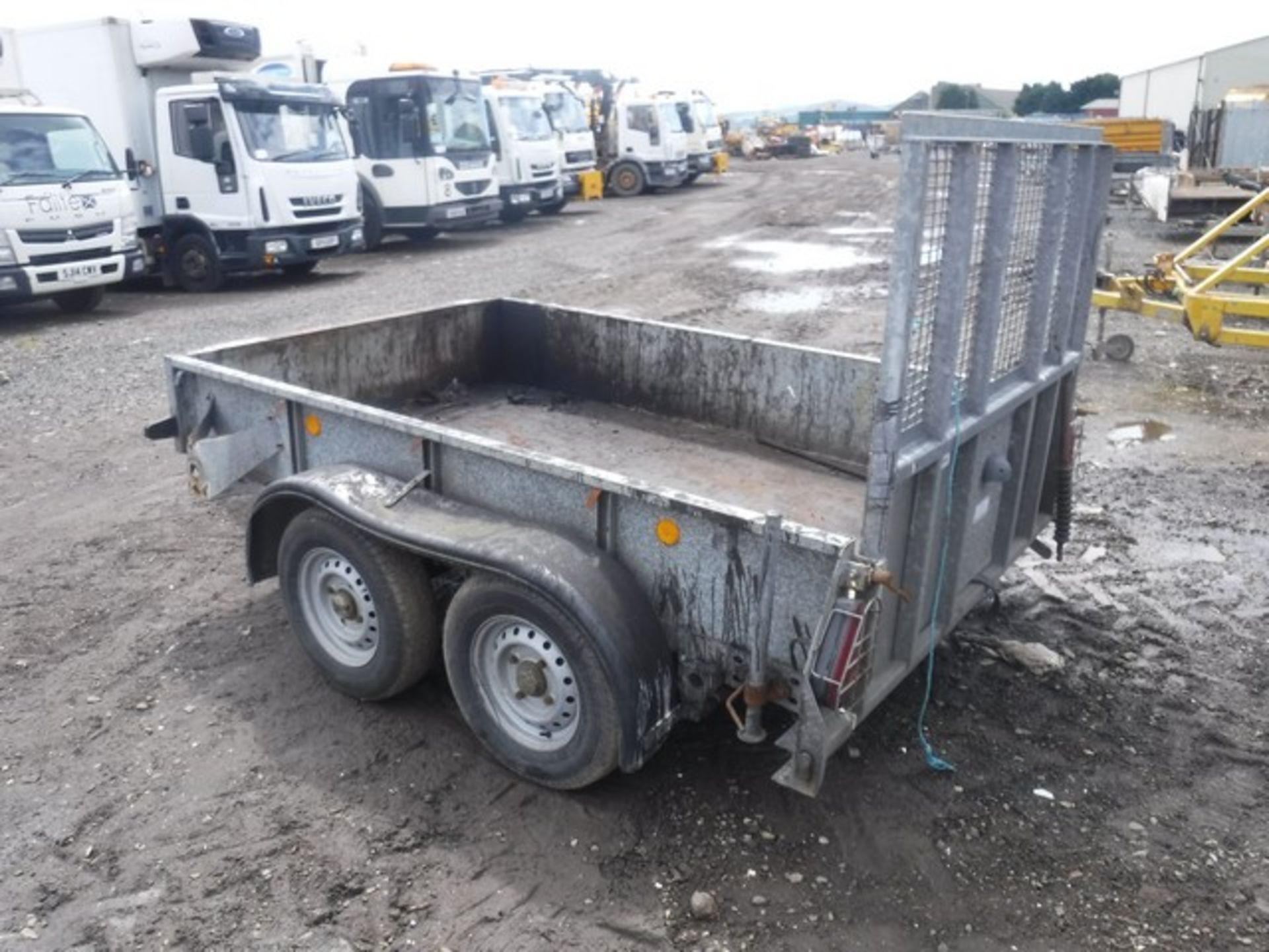 IFOR WILLIAMS 10X5 TWIN AXLE PLANT TRAILER GD85MK3 SN - 70504766 ASSET - DL1527 - Image 2 of 4