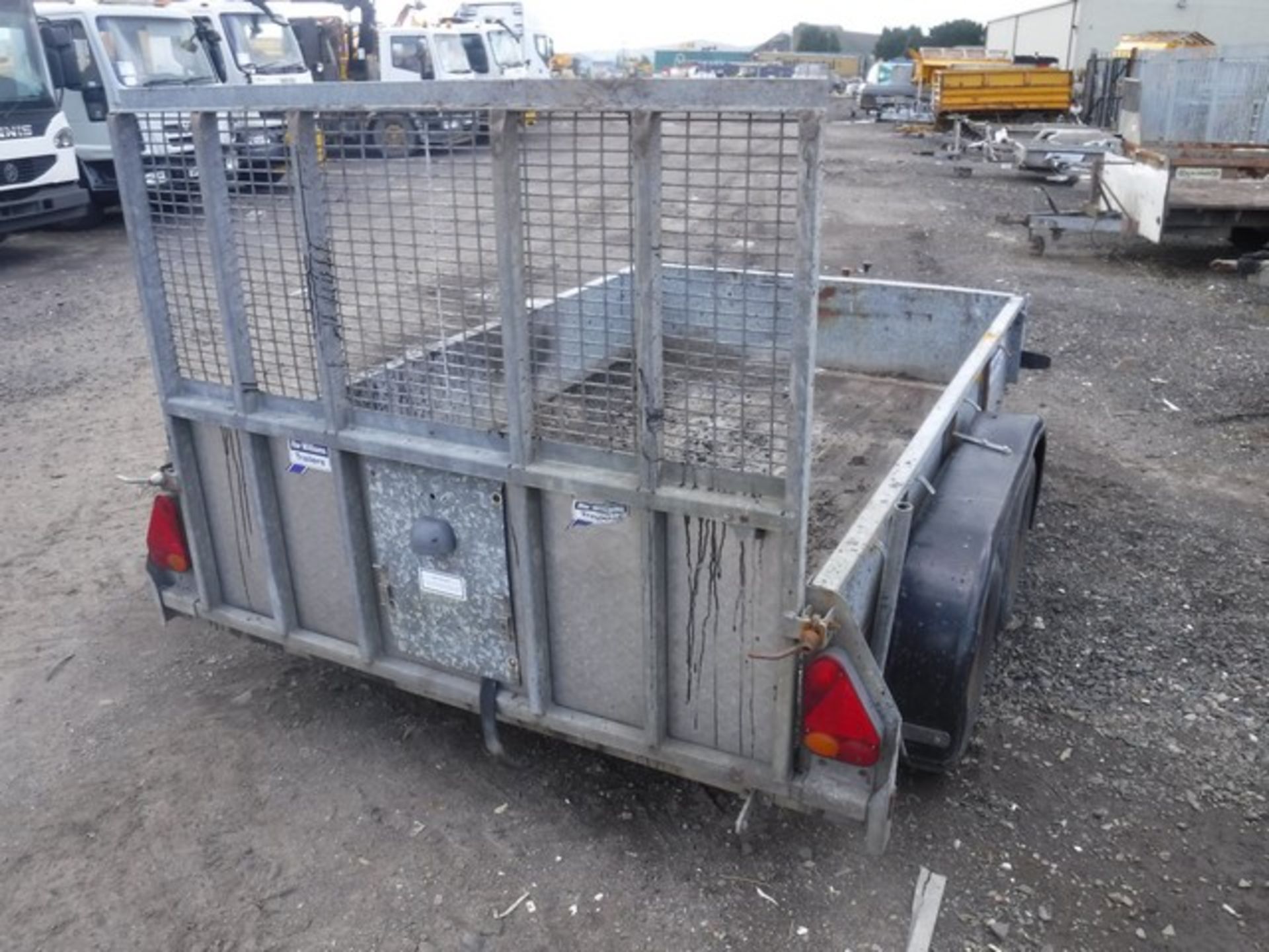 IFOR WILLIAMS 10X5 TWIN AXLE PLANT TRAILER GD85MK3 SN - 70505948 ASSET - DL1528 - Image 2 of 4