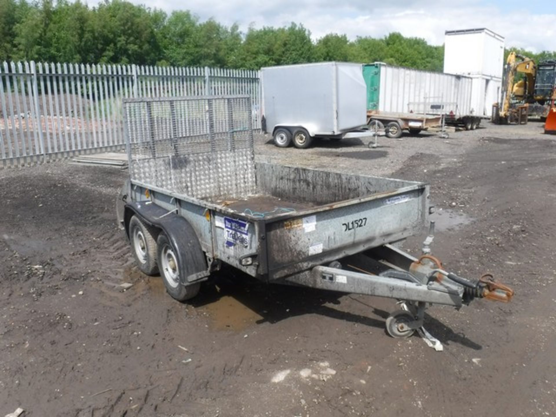 IFOR WILLIAMS 10X5 TWIN AXLE PLANT TRAILER GD85MK3 SN - 70504766 ASSET - DL1527