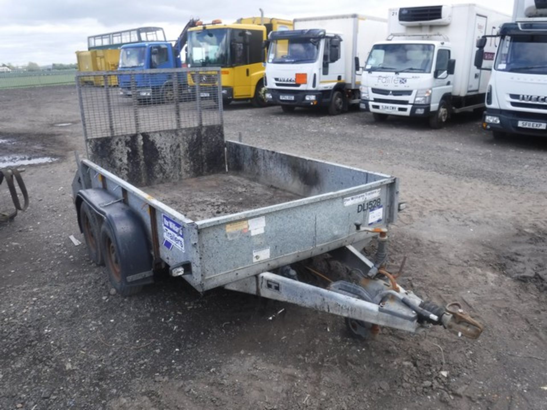 IFOR WILLIAMS 10X5 TWIN AXLE PLANT TRAILER GD85MK3 SN - 70505948 ASSET - DL1528