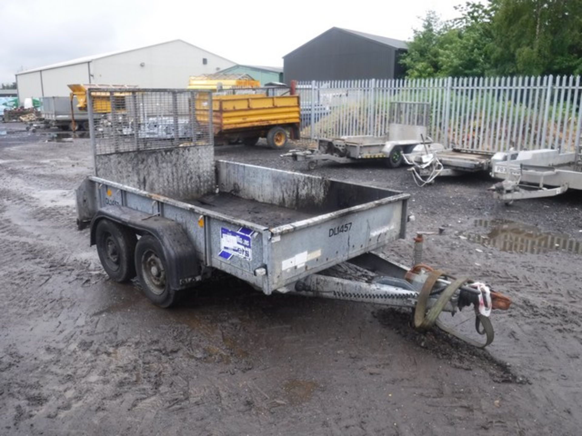 IFOR WILLIAMS 8X4 TWIN AXLE PLANT TRAILER SN - 40417138 ASSET - DL1457