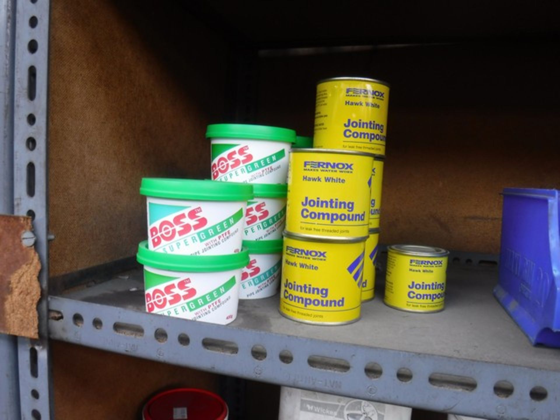 VARIOUS CONSUMABLES - CEMENT, GREASE, etc - Image 3 of 4