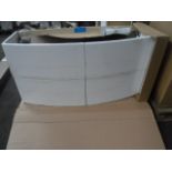 WHITE GLOSS VANITY UNIT