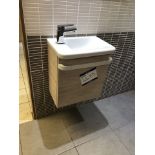 EX DISPLAY BASINS AND WALLHUNG CABINETS x2