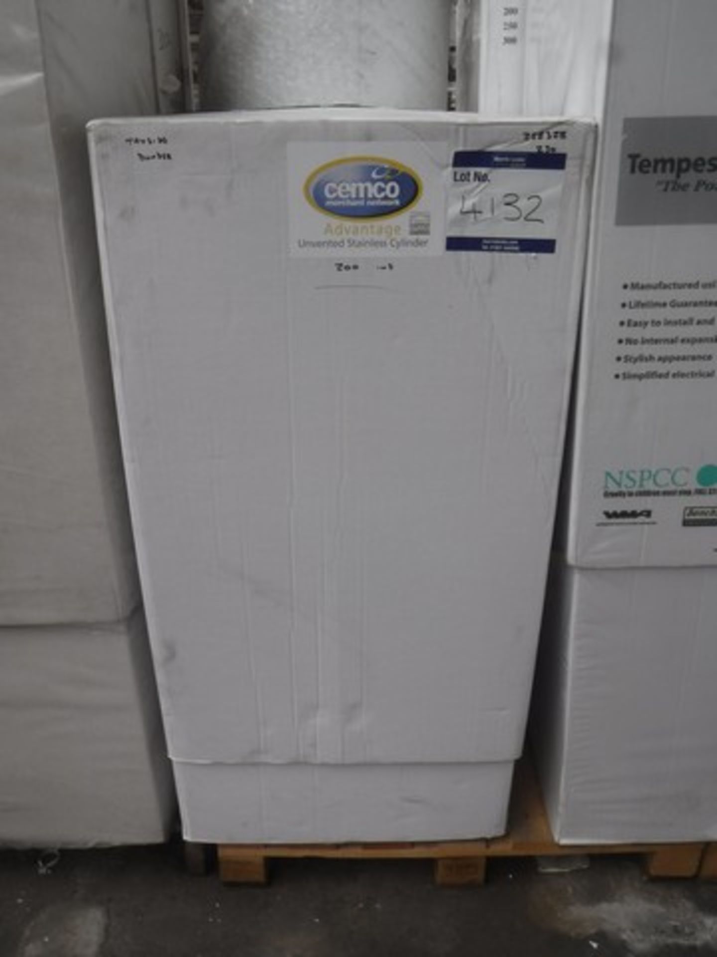 UNVENTED CYLINDER 200L - Image 2 of 2