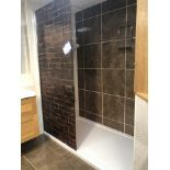EX DISPLAY SHOWER TRAY AND PANEL