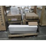 VARIOUS WASH BASINS, CISTERN AND MISC ITEMS