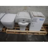 TOILET x2, CISTERN x1 AND SANI FIXTURES