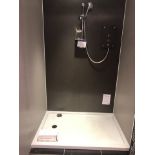 EX DISPLAY SHOWER TRAY, RAIL AND SHOWER KIT