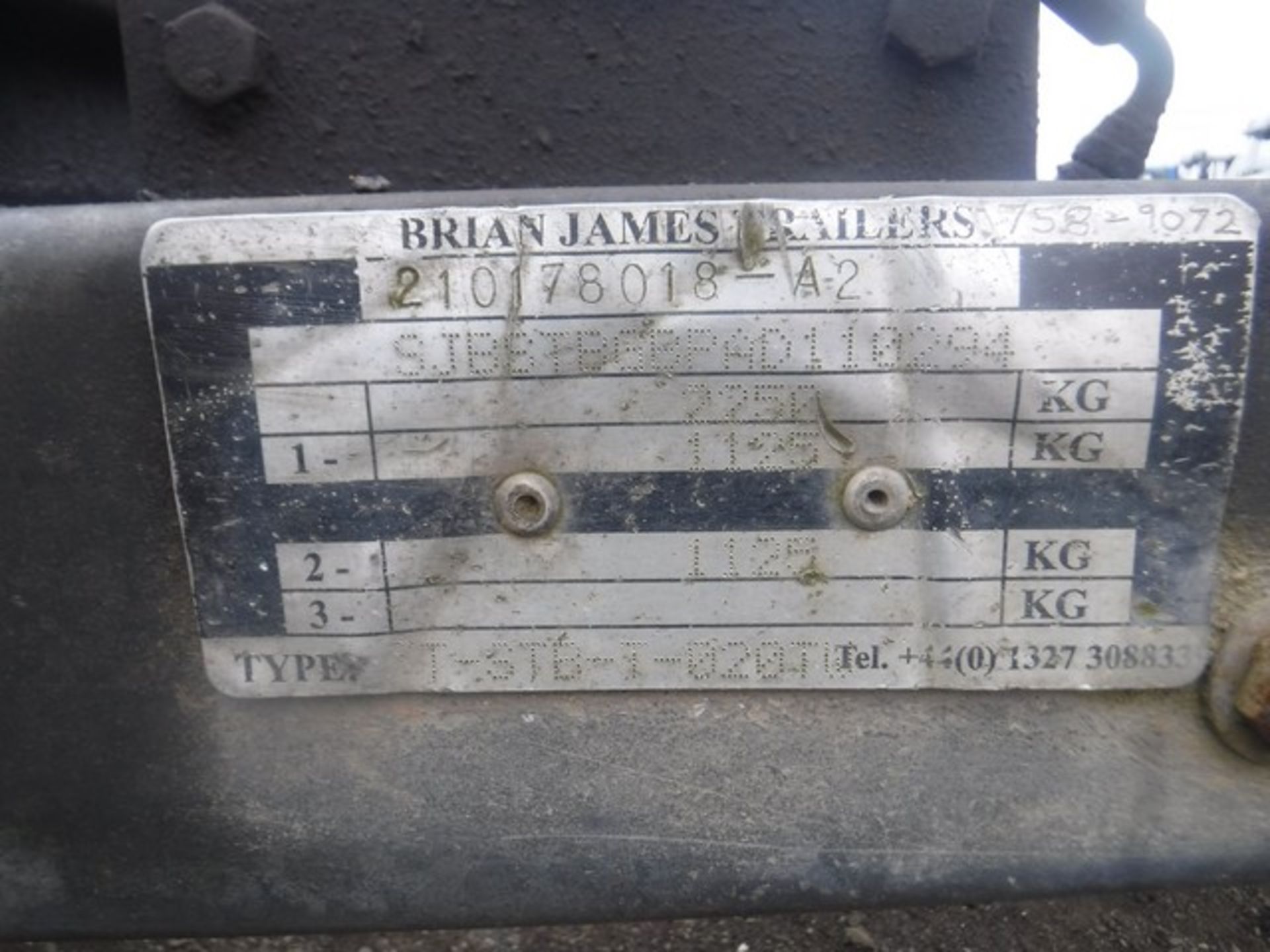 BRIAN JAMES 10x5 TILTING PLANT TRAILER AN-7589173 - Image 5 of 6