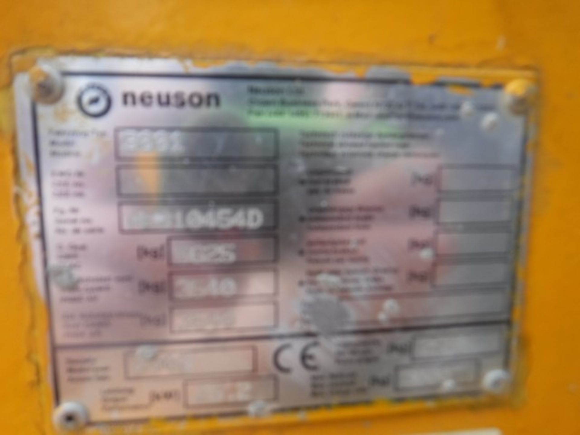 NEUSON 2008 3001 3 TONE SWIVEL DUMPER. 5304hrs (NOT VERIFIED) - Image 6 of 7