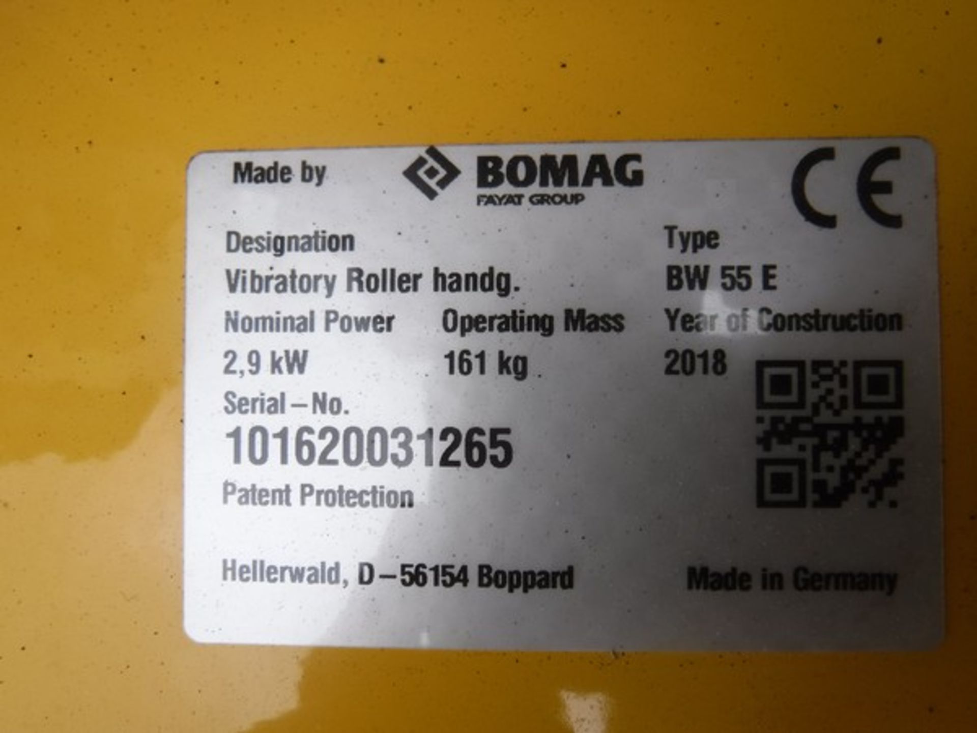 BOMAG BW55 ROLLER 2018 C/W TRAILER - Bild 3 aus 4