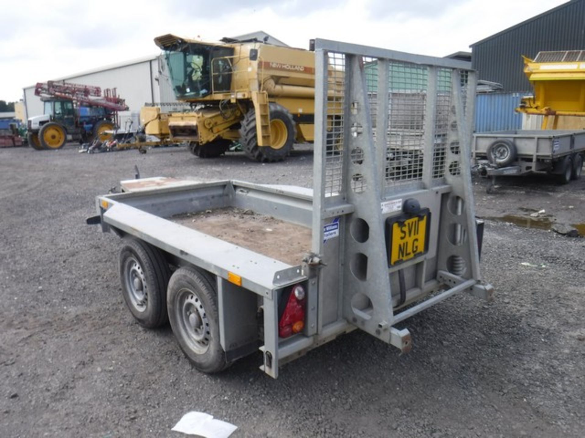 IFOR WILLIAMS 8X4 PLANT TRAILER DB2.7GW - Image 6 of 6