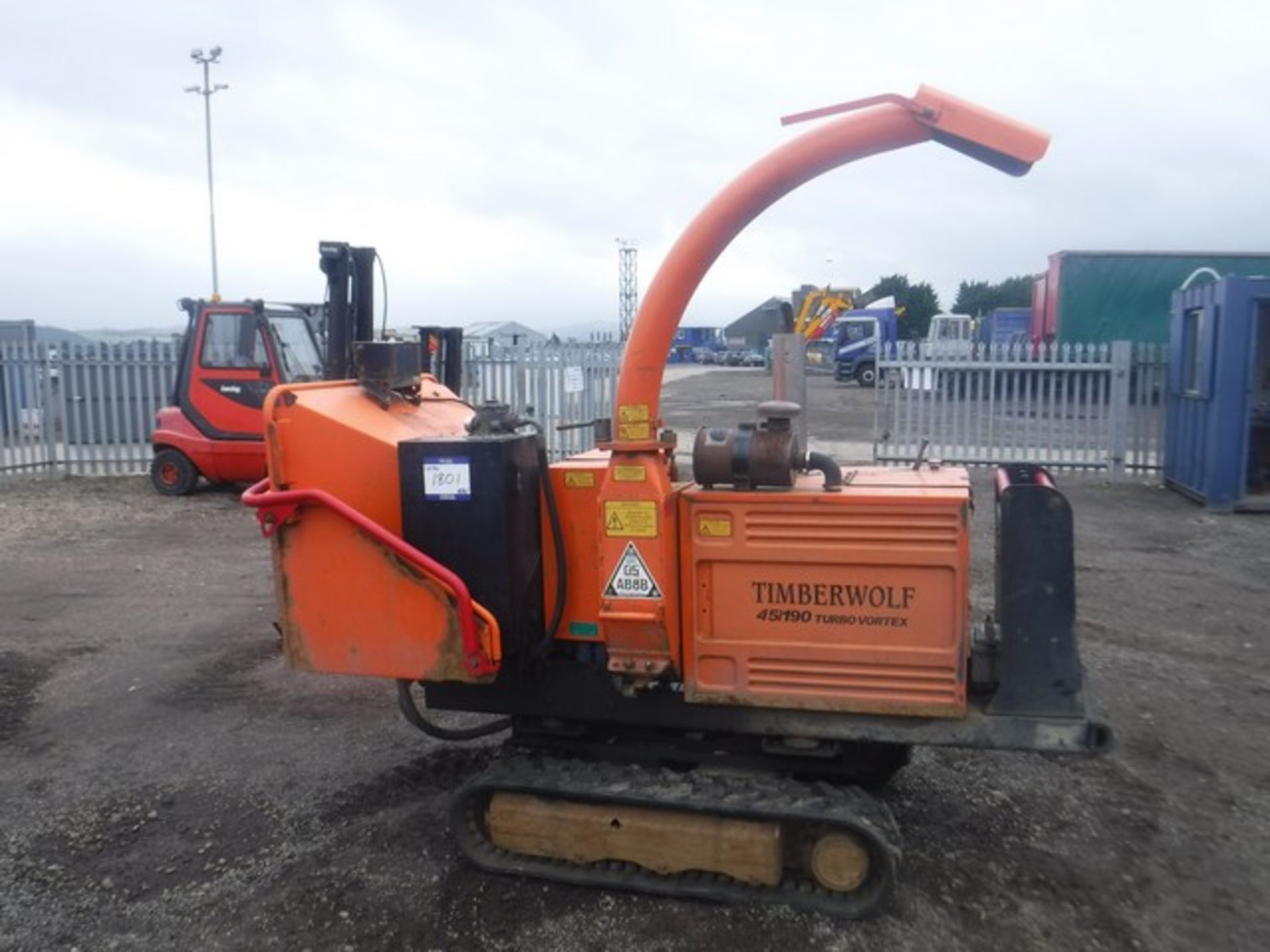 TIMBERWOLF TW 190TFTR TRACKED CHIPPER 2010 , 0894 hrs (NOT VERIFIED) SN-747-9073 AN - 7479073