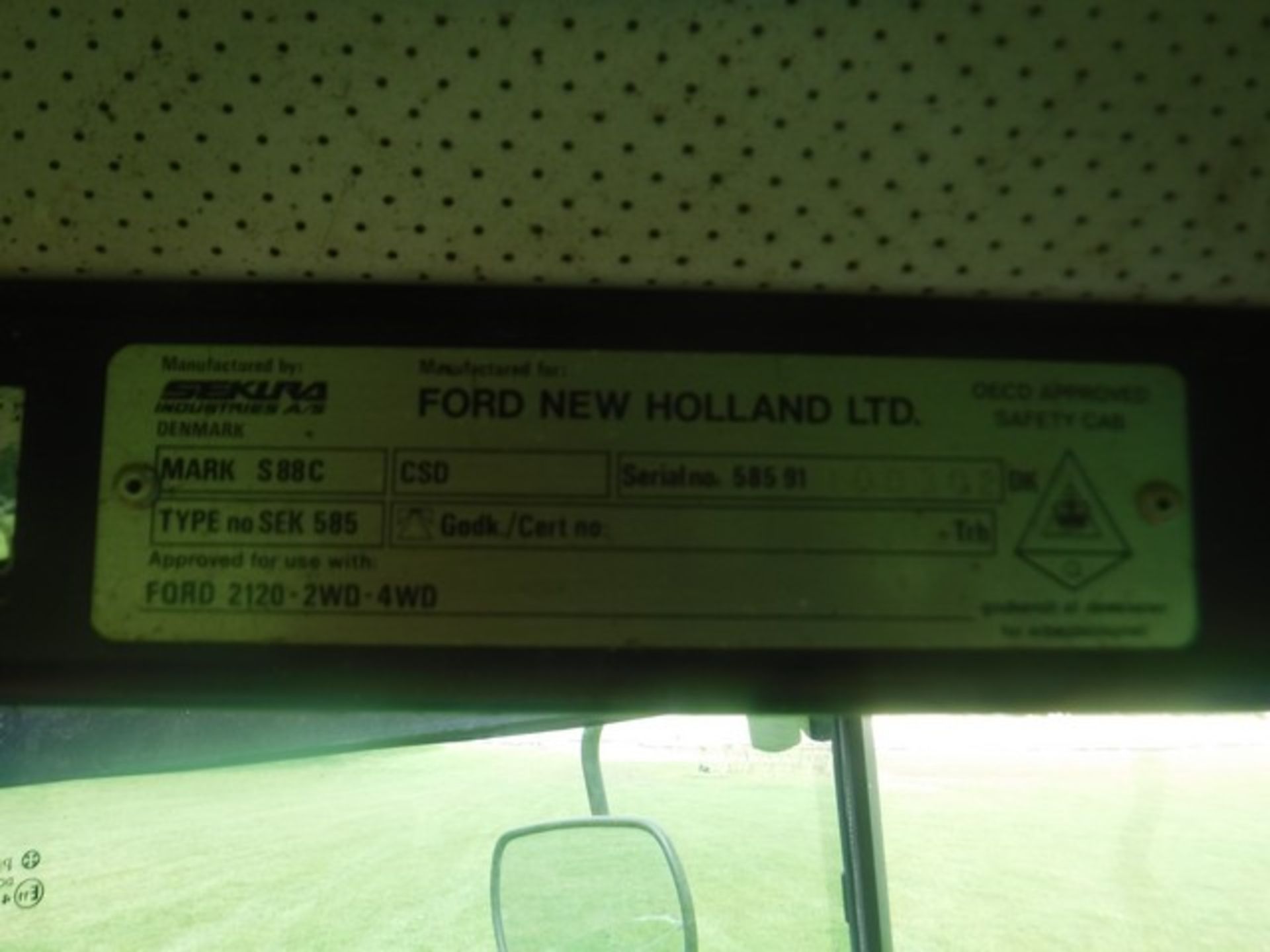 FORD 2120 4WD TRACTOR 1992 - 5917HRS (NOT VERIFIED) - Image 12 of 13