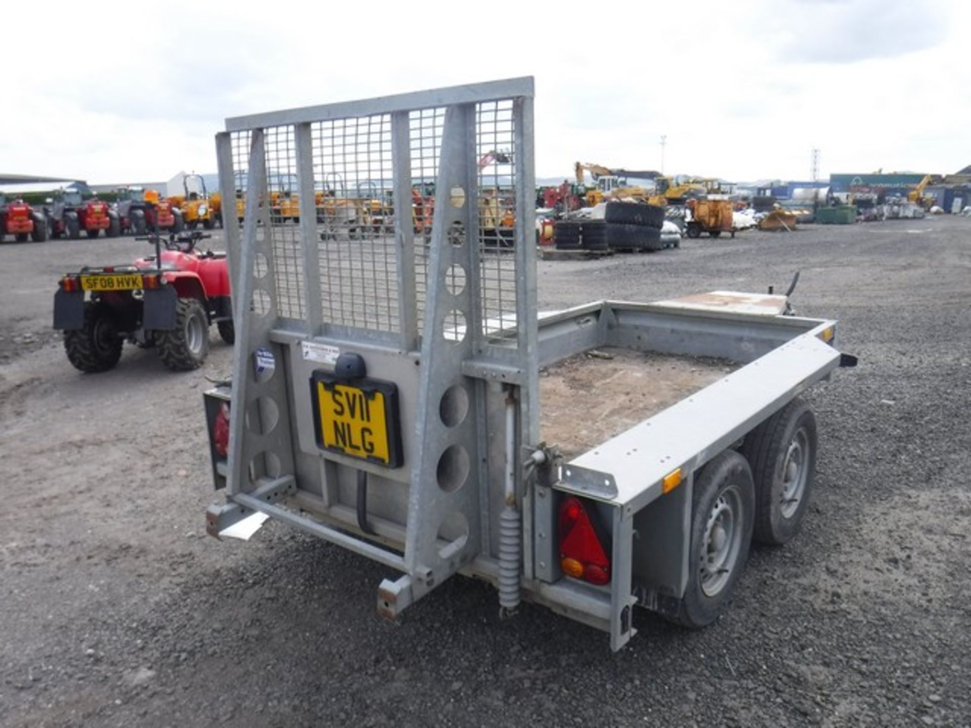 IFOR WILLIAMS 8X4 PLANT TRAILER DB2.7GW - Image 5 of 6
