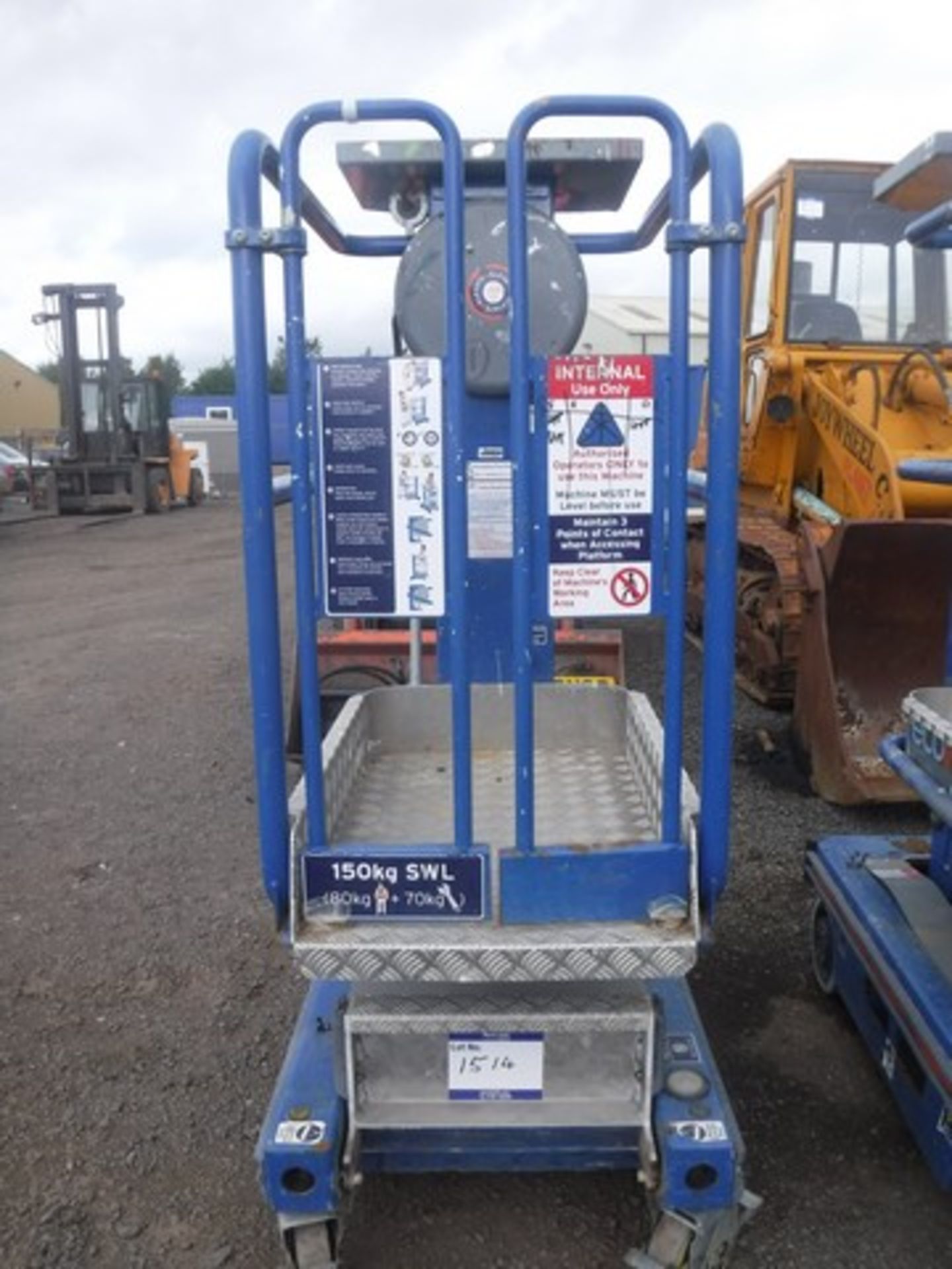 POWER TOWER ECOLIFT 2015 - LIFT CAPACITY 150KG REACH 4.2M SN - 5451115H - Image 4 of 4